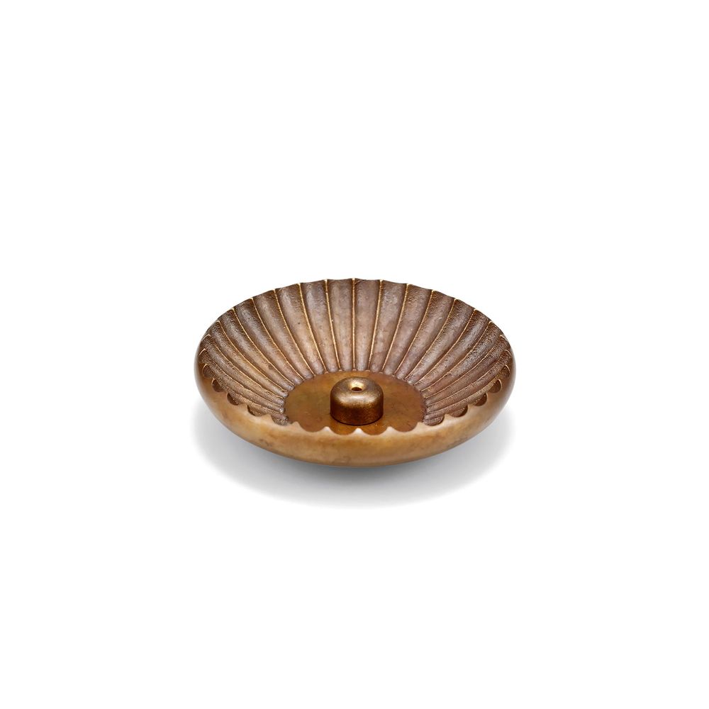 Objets de décoration - GUSOKU - Chrysanthème - Porte-encens laiton - NOUSAKU