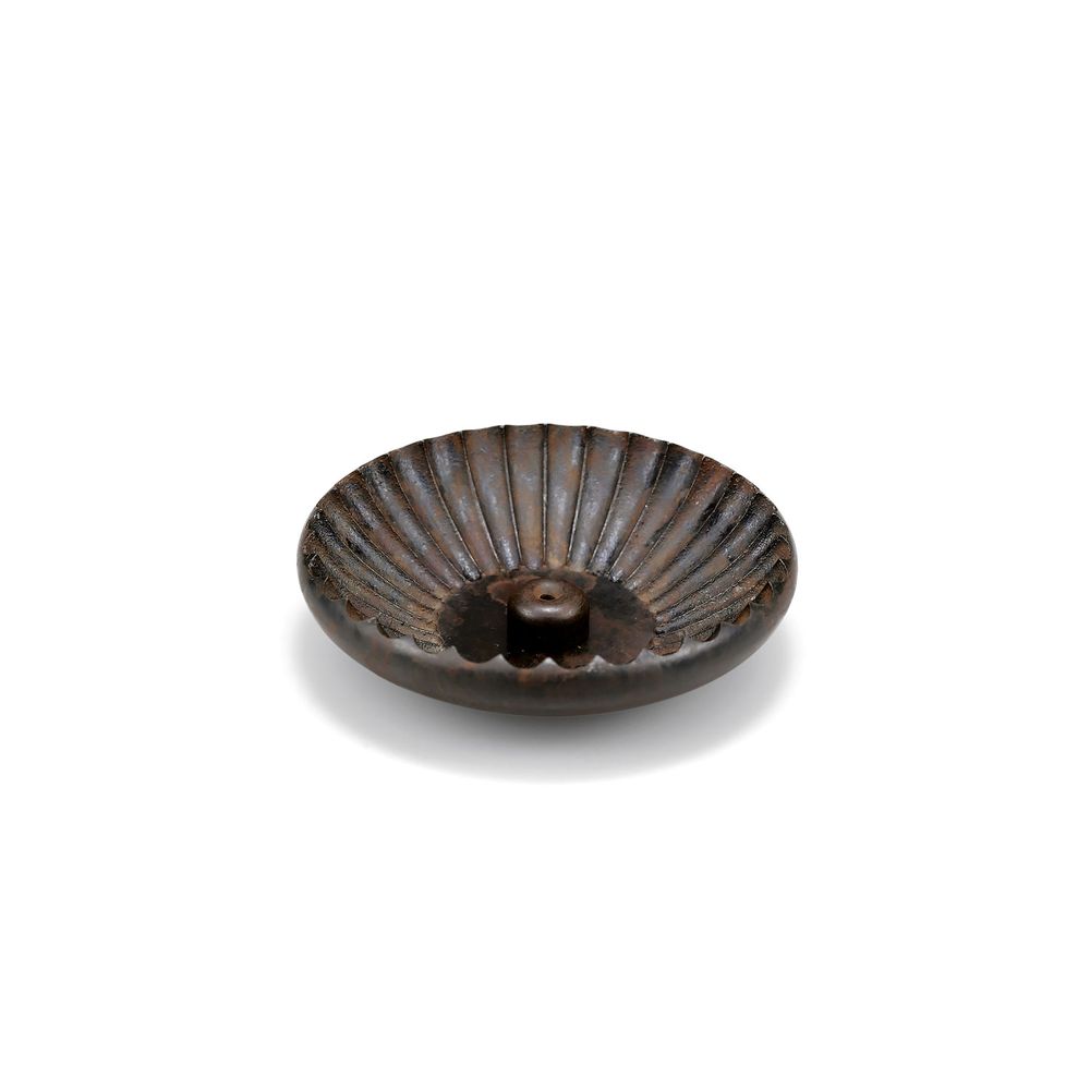 Objets de décoration - GUSOKU - Chrysanthème - Porte-encens laiton - NOUSAKU