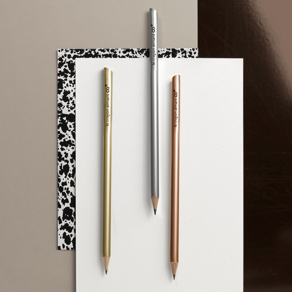 Papeterie - Metallic magnetic pencil - TOUT SIMPLEMENT,