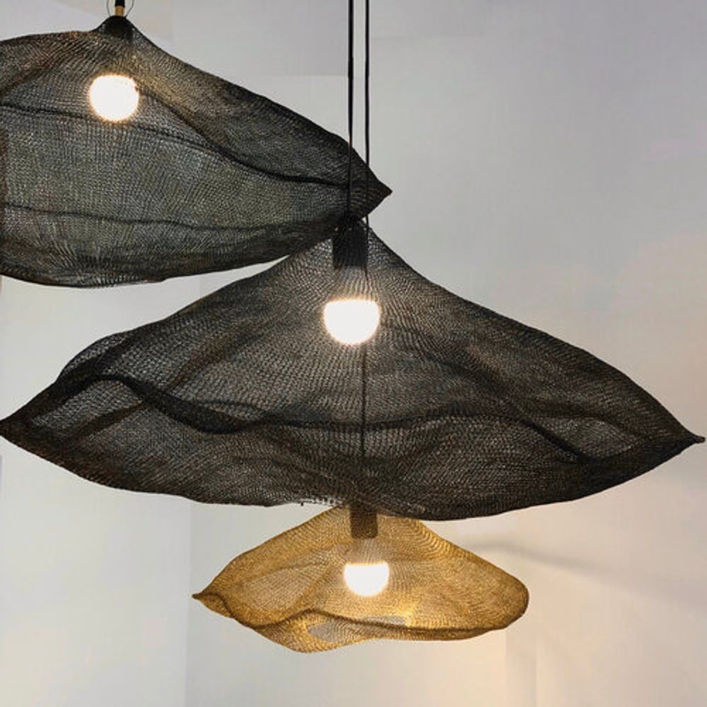 Suspensions - Suspension NUAGE métal noir Diamètre 80cm - FLOATING HOUSE