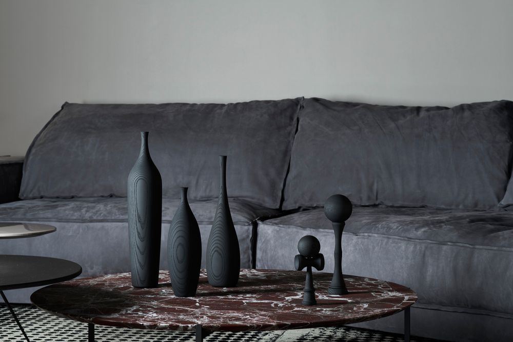 Unique pieces - GRAIN Ash Black - MUGEN MUSOU BY IWATA