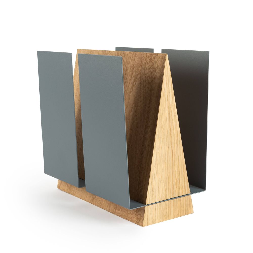 Work stations - Magazine rack WINGS | green, grey, black - NAMUOS
