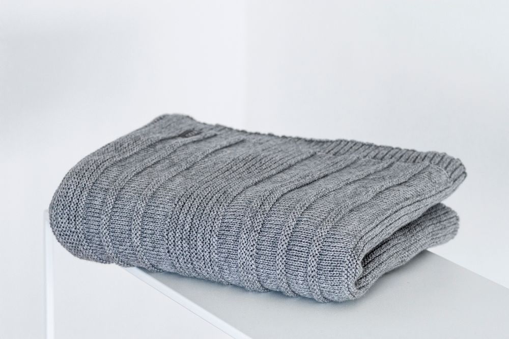 Decorative objects - Merino wool blanket “acne” model - LINOO