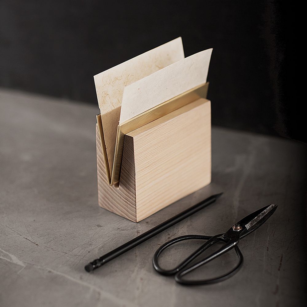 Range-tout - Porte-serviette ENVELOPE | laiton - NAMUOS