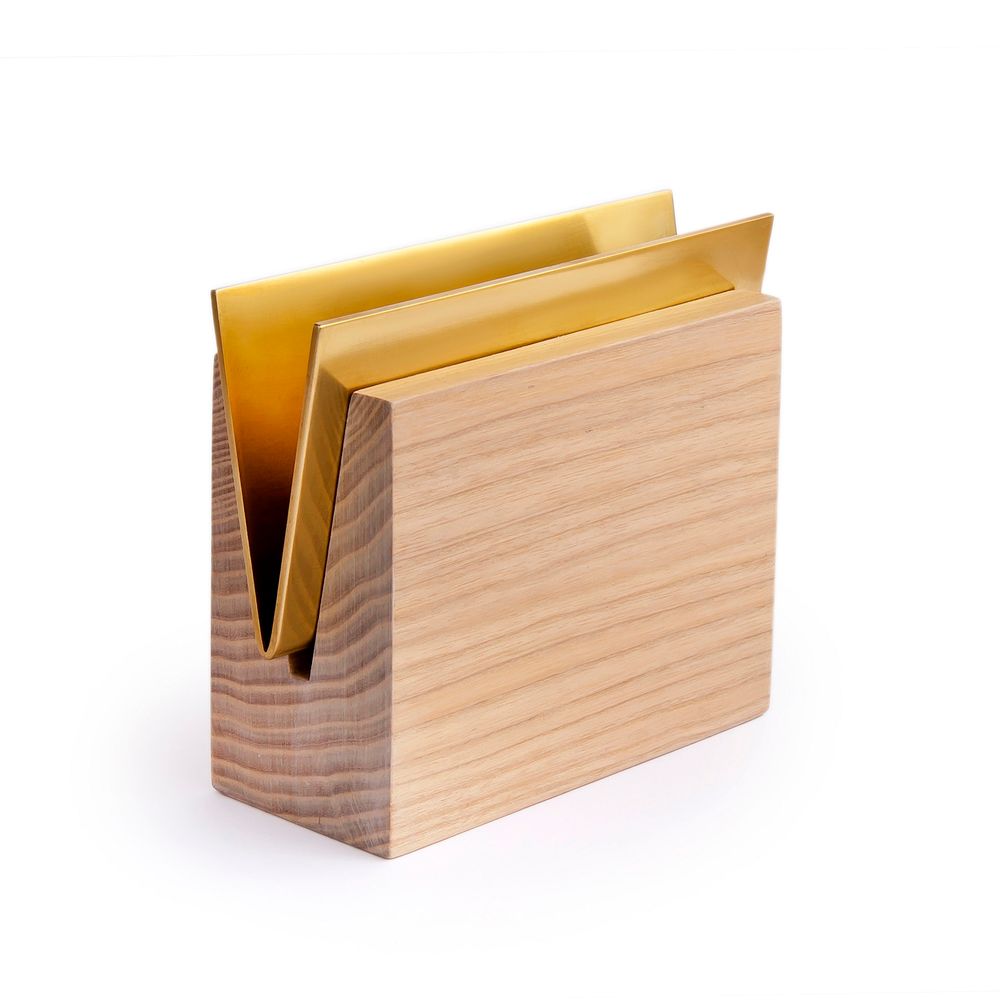 Range-tout - Porte-serviette ENVELOPE | laiton - NAMUOS