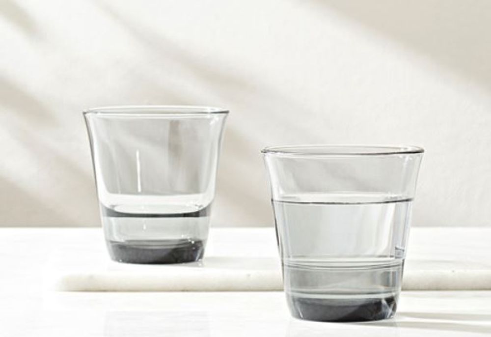 Glass - Stackable glass tumbler "SPASH" for everyday use, made in Japan - TOYO-SASAKI GLASS