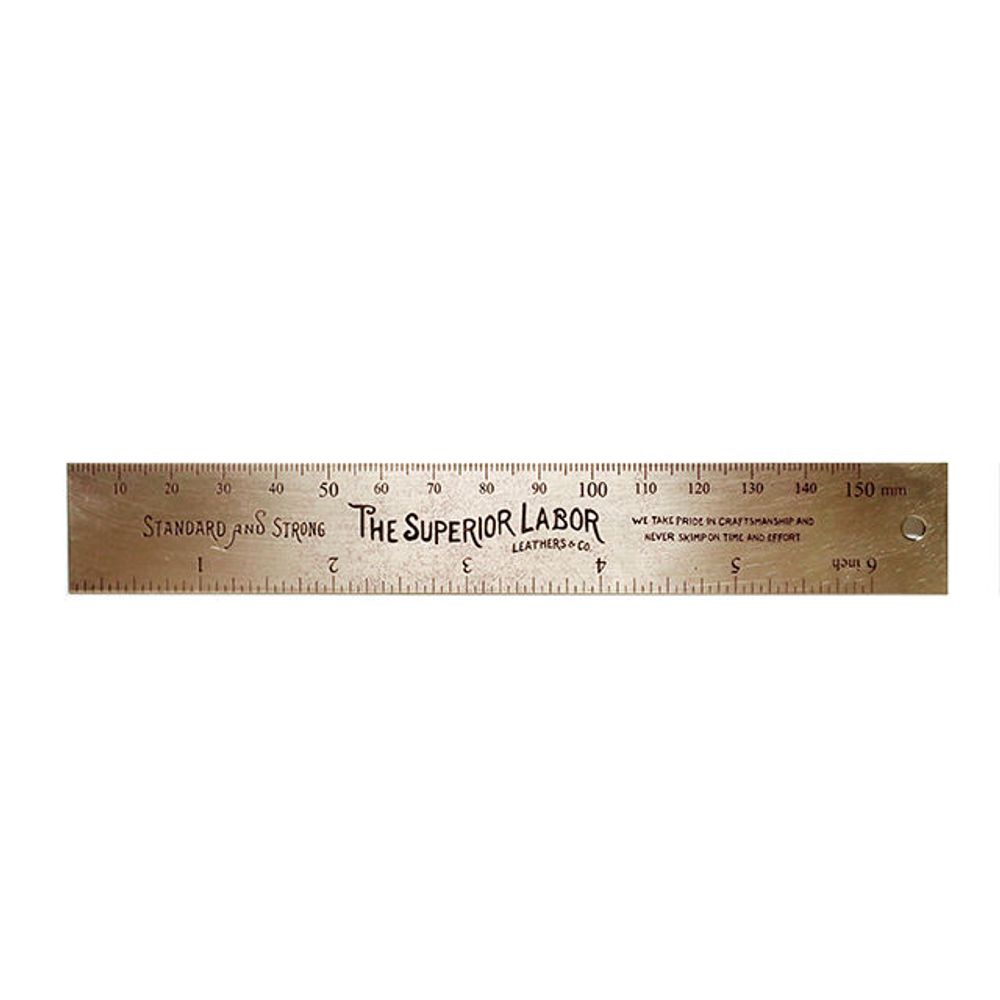 Accessoires de voyage - Règle en laiton de 15 cm - THE SUPERIOR LABOR