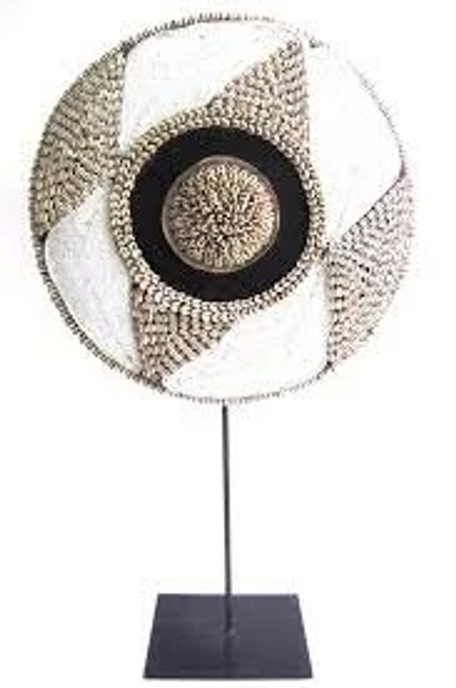 Objets de décoration - Bouclier en perle ou bouclier ou objet de décoration ou accessoires décoratifs - HOME DECOR FR