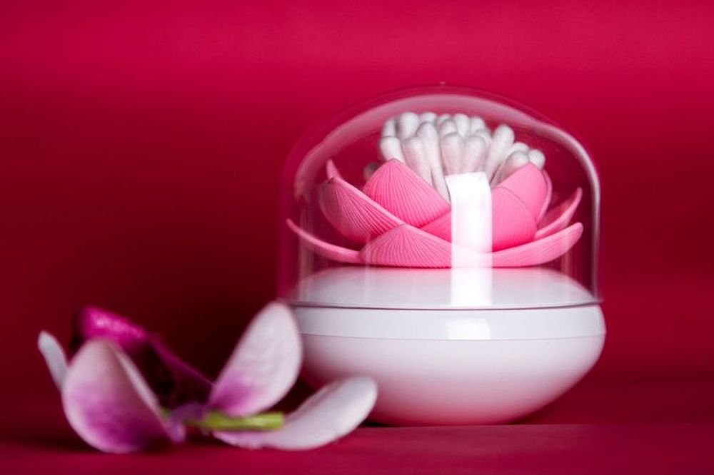 Decorative objects - Clownfish Cotton Bud Holder: Ocean Bathroom Collection Eco-Friendly Materials. - QUALY DESIGN OFFICIAL