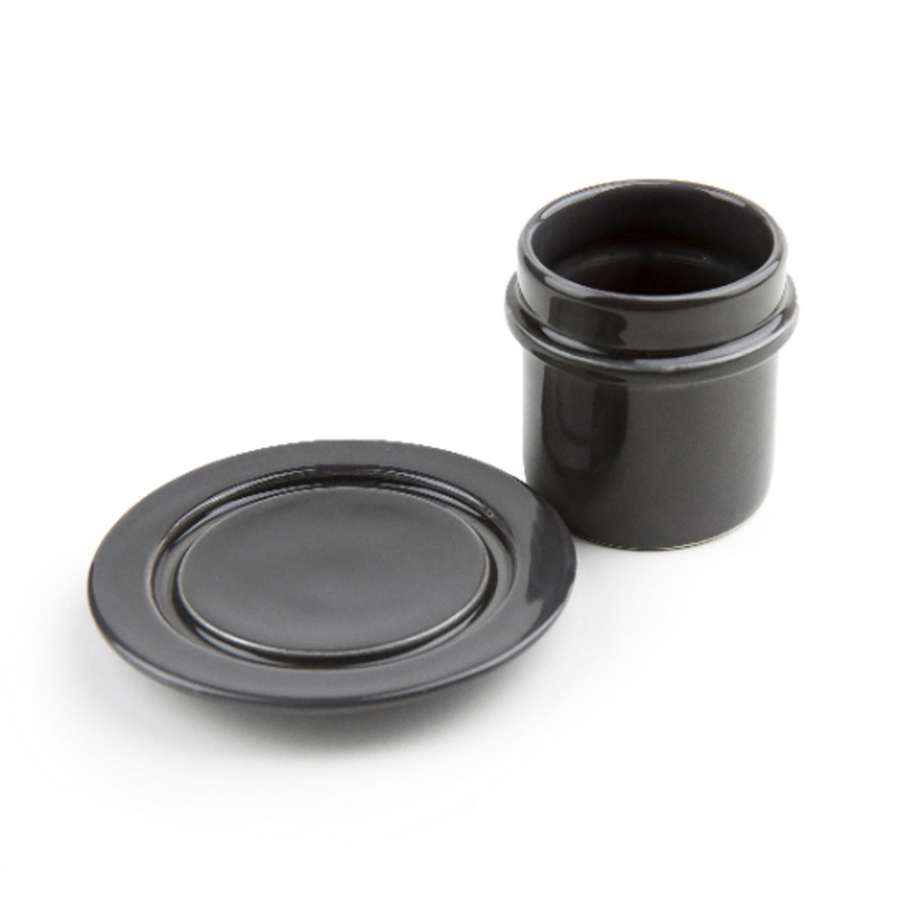 Accessoires thé et café - Tasse et soucoupe | Gris foncé ou blanc - NAMUOS