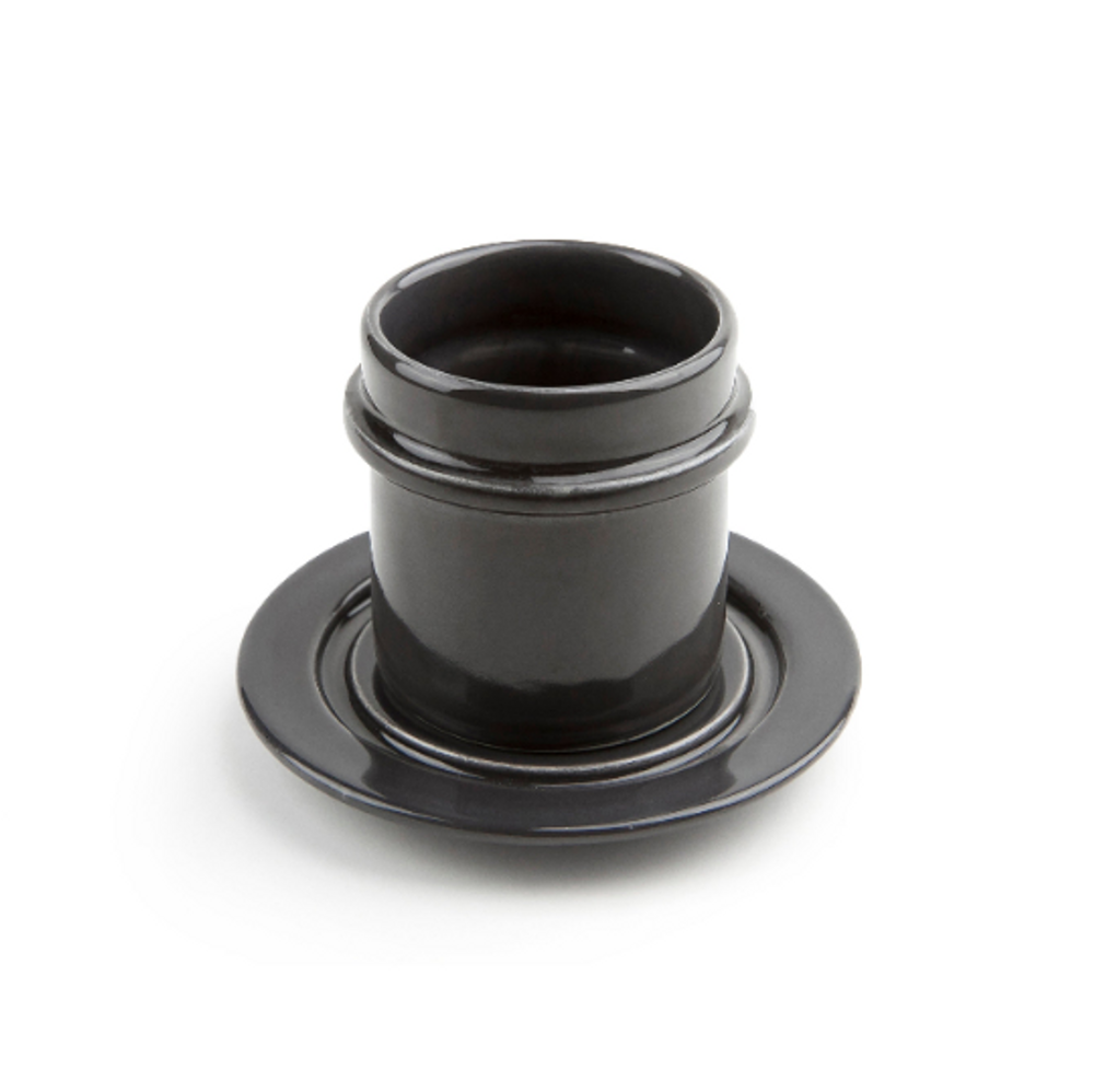 Accessoires thé et café - Tasse et soucoupe | Gris foncé ou blanc - NAMUOS