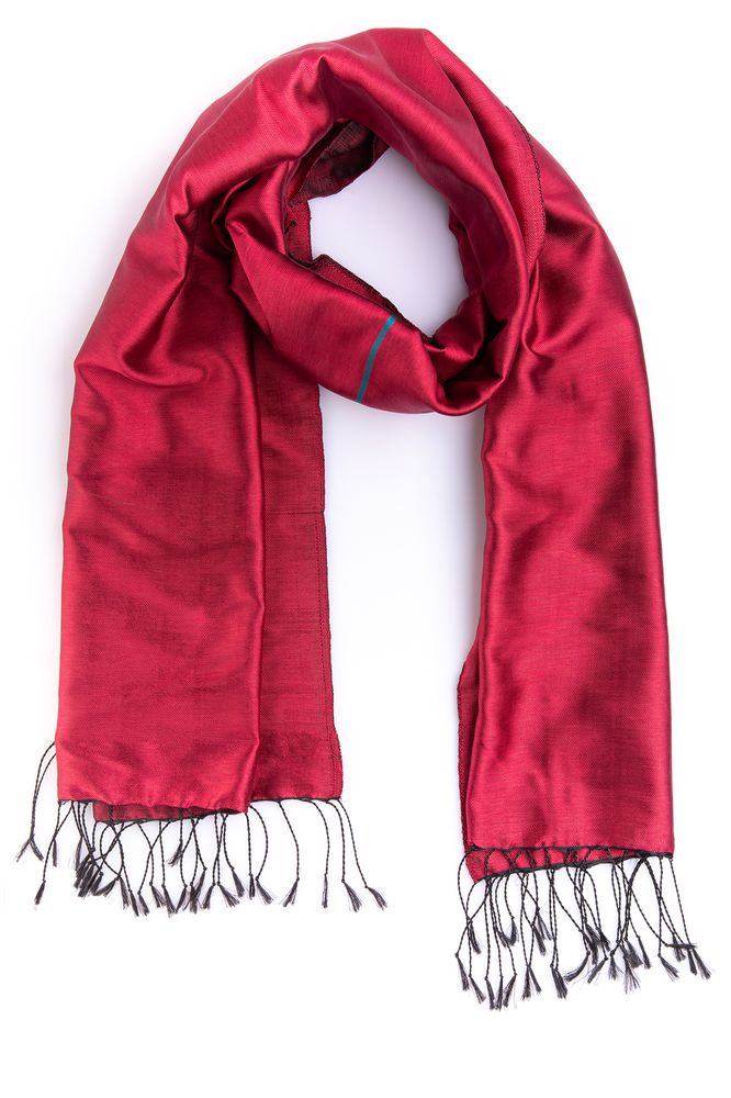 Scarves - Flamme d'Amour - Fine Silk Scarf - N S I J A