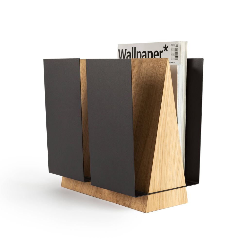 Work stations - Magazine rack WINGS | green, grey, black - NAMUOS