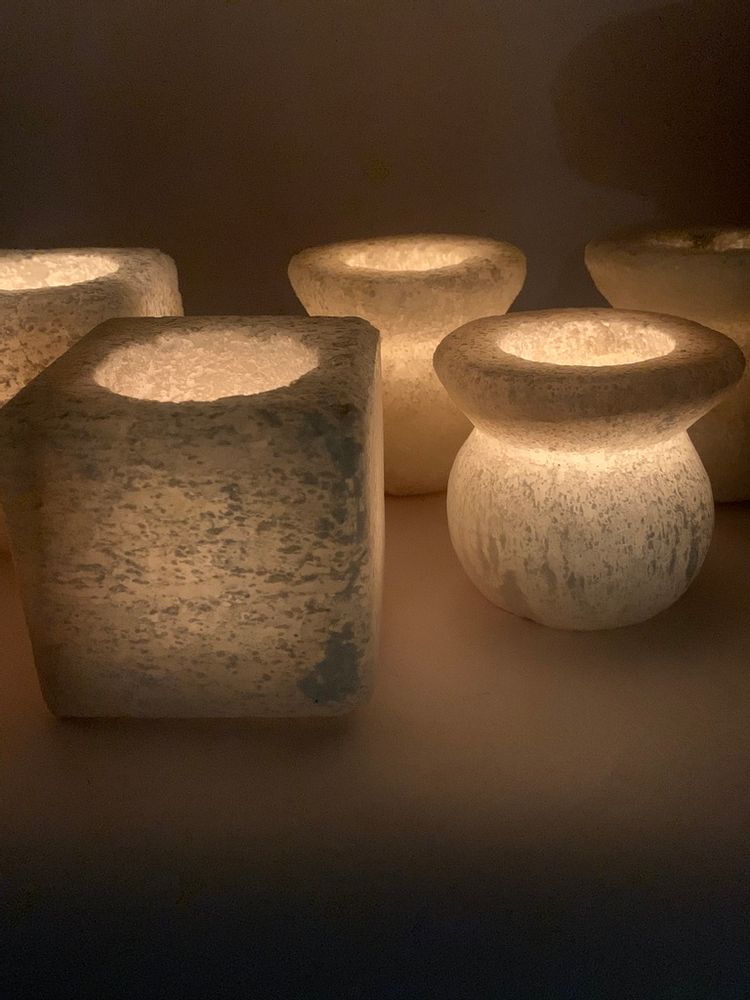 Decorative objects - SALT OF SIWA Tealight Holder - TAKECAIRE