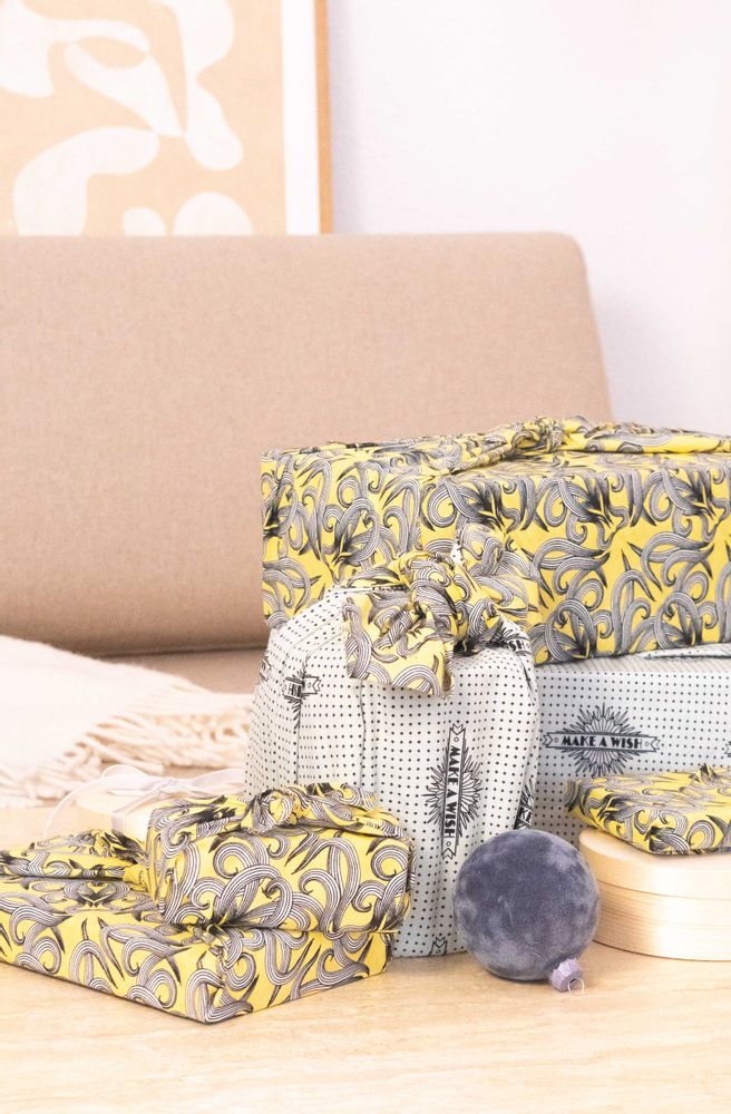 Cadeaux - Emballage cadeau en tissu réutilisable FabRap - Noël - FABRAP