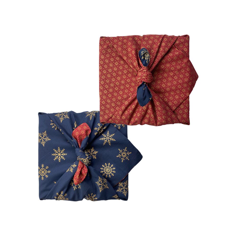 Gifts - FabRap Reversible Double Sided Small Reusable Gift Wrapping - FABRAP