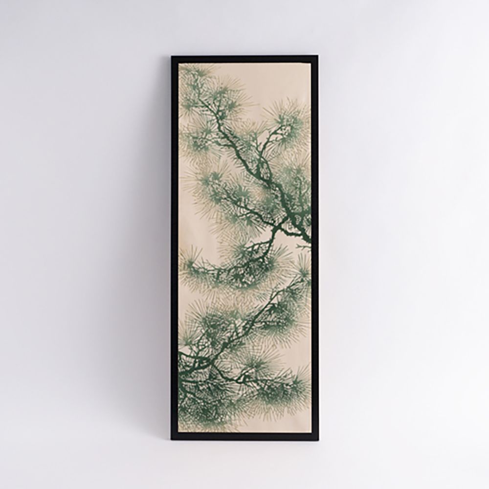 Foulards et écharpes - Décor japonais TENUGUI encadré - KAMAWANU