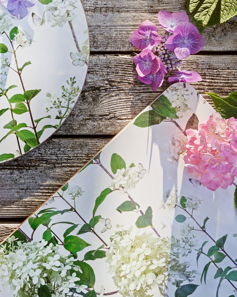 Plateaux - Hortensia - Plateaux - Tapis de table - Set de table - Plateau de service - JAMIDA OF SWEDEN