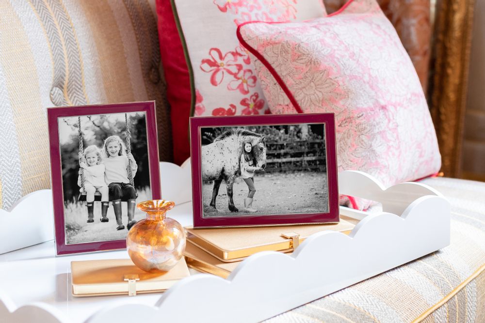Hotel bedrooms - Enamel Photo Frames - ADDISON ROSS