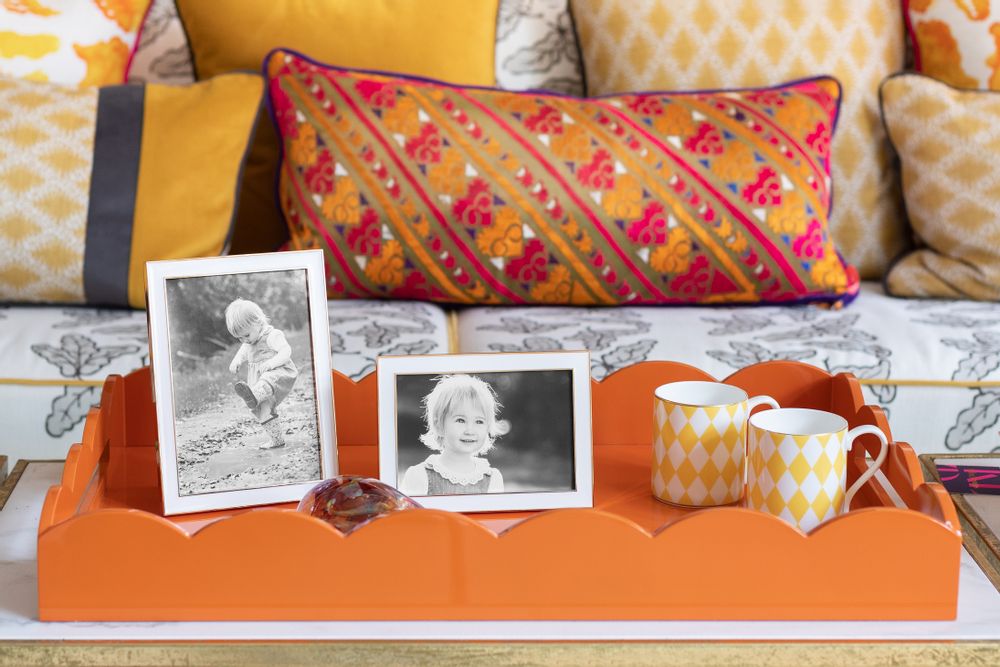 Hotel bedrooms - Enamel Photo Frames - ADDISON ROSS