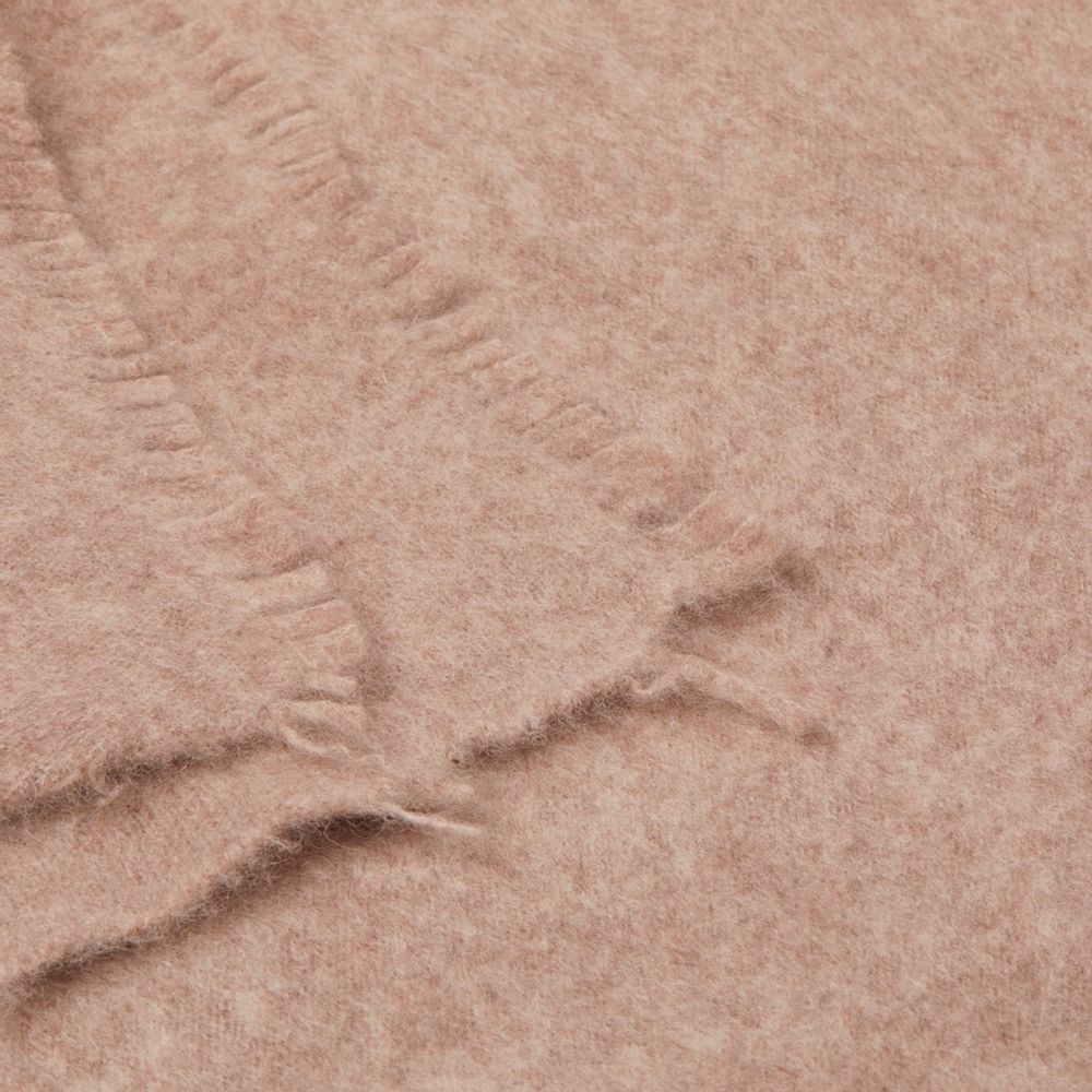 Homewear - Soft Felted Cashmere Blankets Beig/Brown - MIRROR IN THE SKY