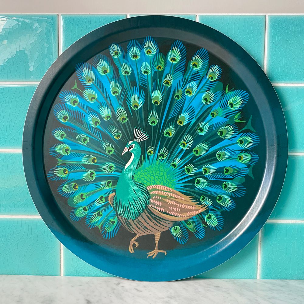 Placemats - Peacock - Tray - Tablemats - Coasters - Placemats - JAMIDA OF SWEDEN