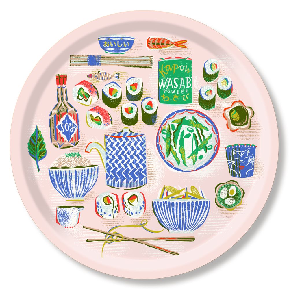 Table mat - Sushi - trays - tablemats - placemats - Serving tray - JAMIDA OF SWEDEN
