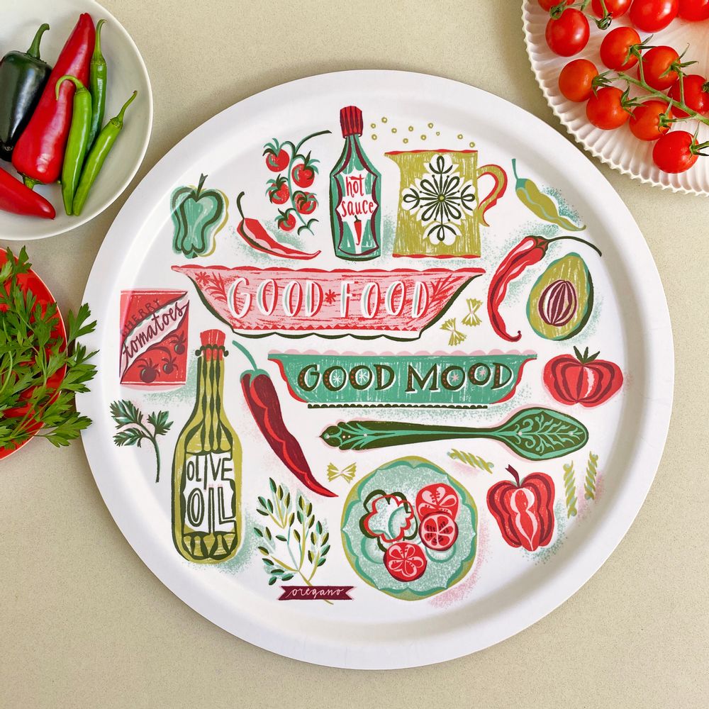 Table mat - Good Food - Trays - Table mat -Placemat - serving trays - JAMIDA OF SWEDEN