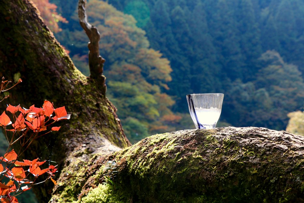 Glass - Authentic glass tumbler "SUMINAGASHI" with Japan's design for any drinks - TOYO-SASAKI GLASS