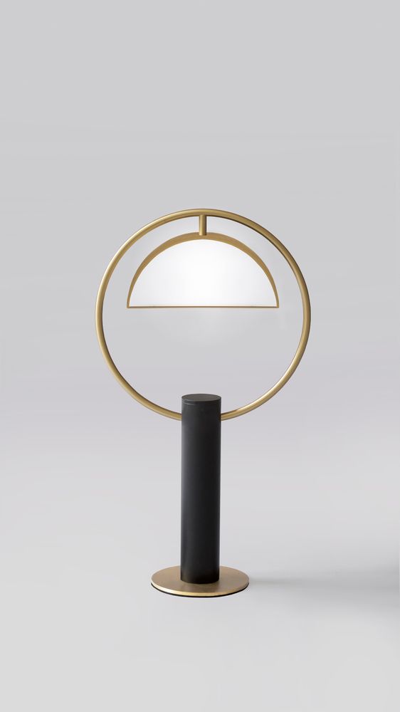 Decorative objects - HALF IN CIRCLE – TABLE LAMP - SQUARE IN CIRCLE STUDIO