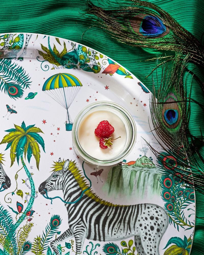 Sets de table - Lost World Lime - Plateaux, tapis de table, set de table, dessous de verre, plateaux de service - JAMIDA OF SWEDEN