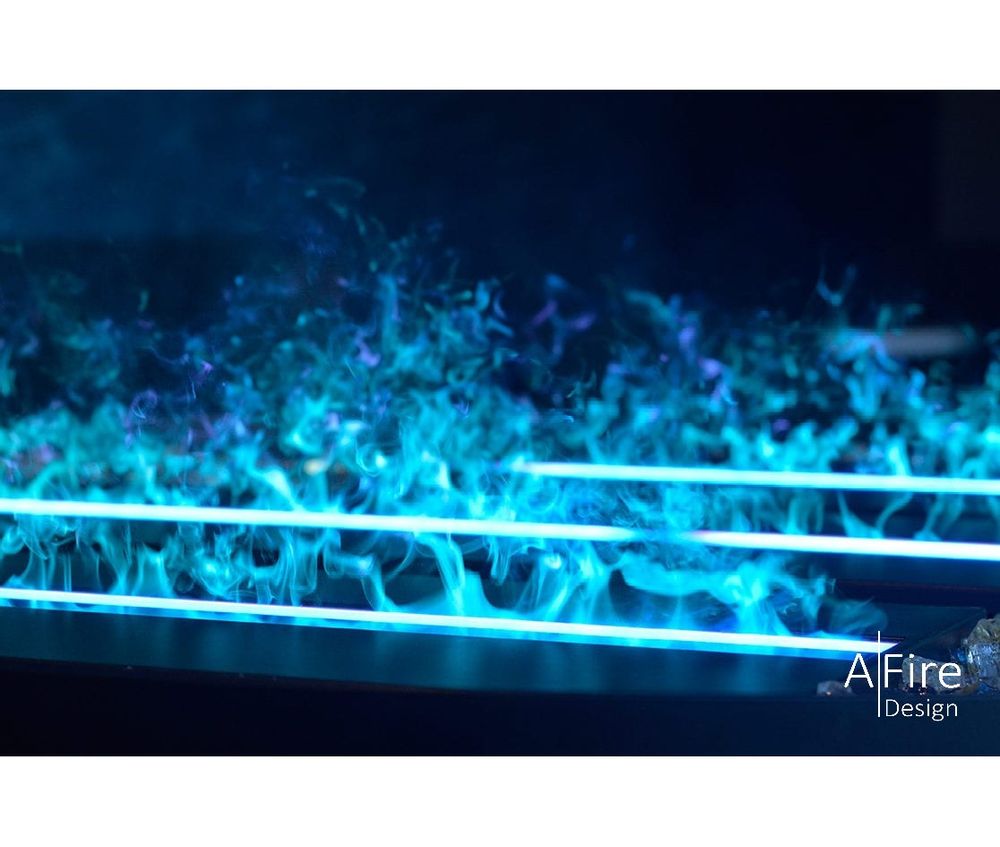 Hotel bedrooms - 150 cm Water Vapor Fireplace - AFIRE 3D Electric Insert PRESTIGE Design Decoration - AFIRE