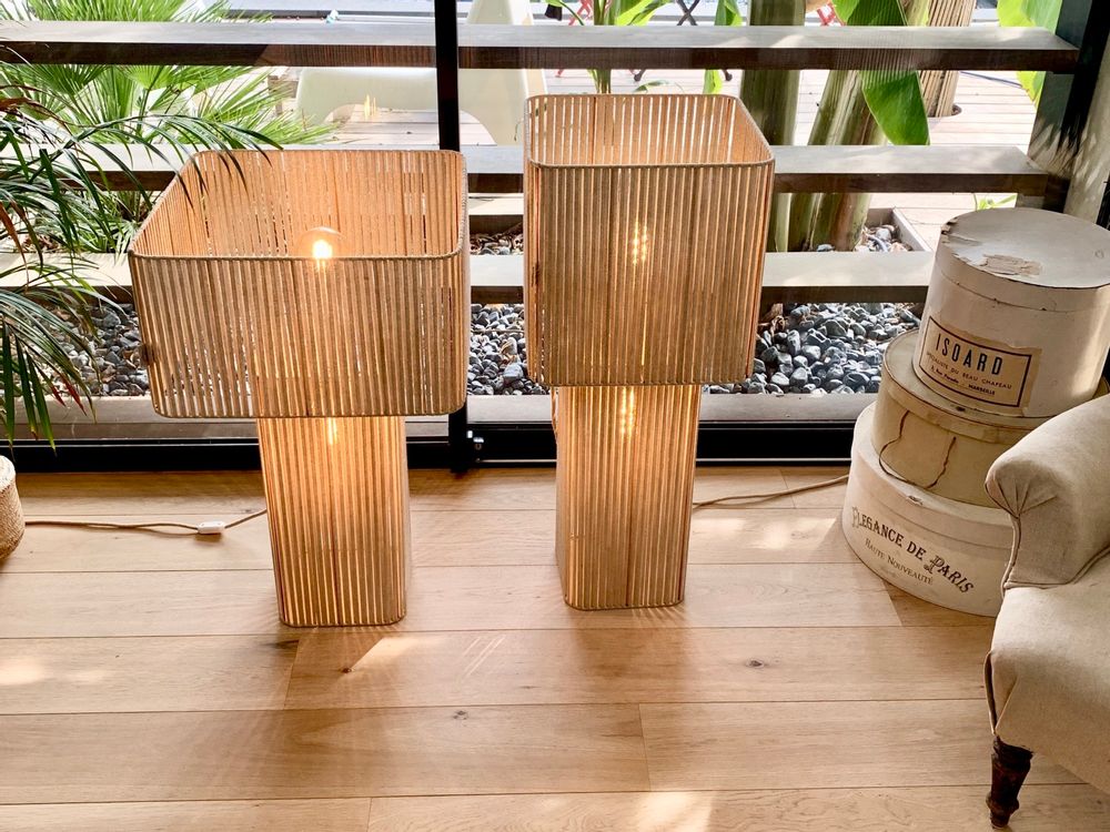 Lampes à poser - Lampe-double Champignon - L'ATELIER DES CREATEURS