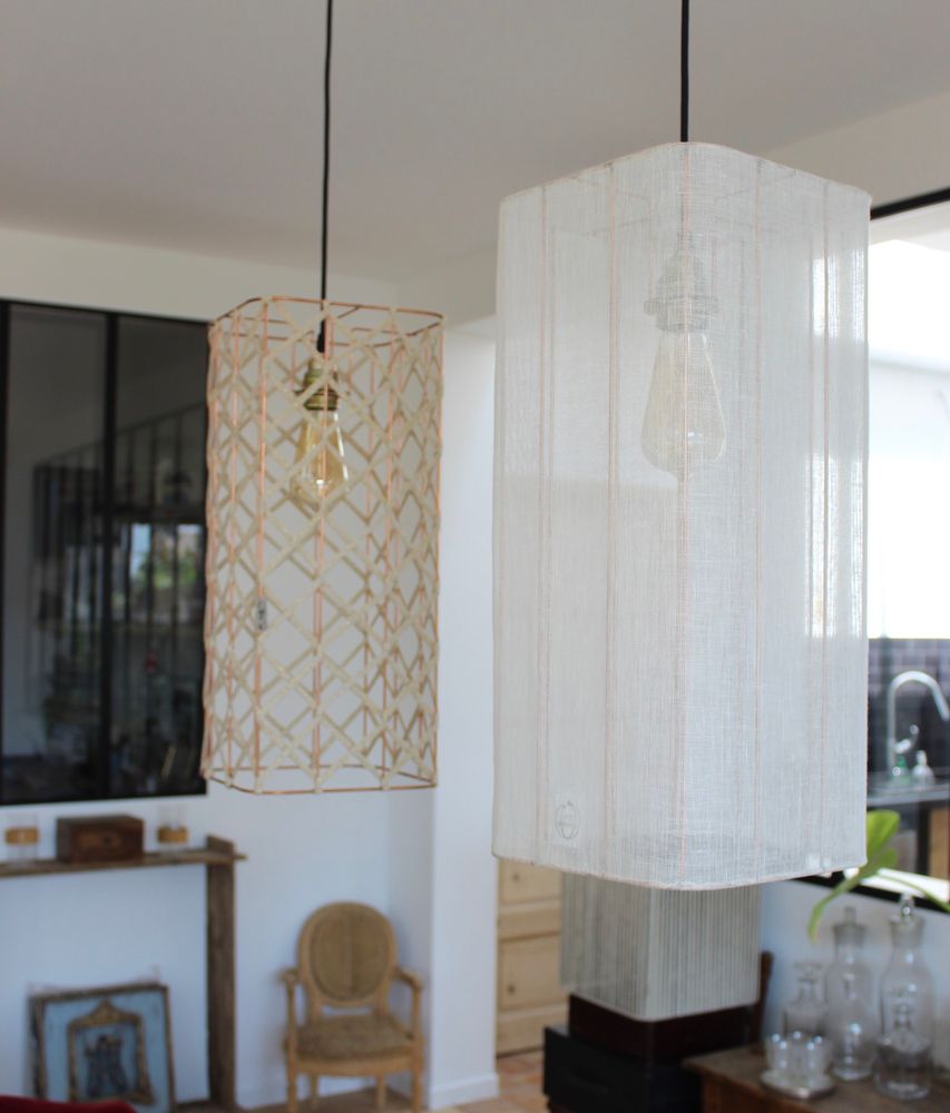 Hanging lights - Indochina Tube Suspension - L'ATELIER DES CREATEURS
