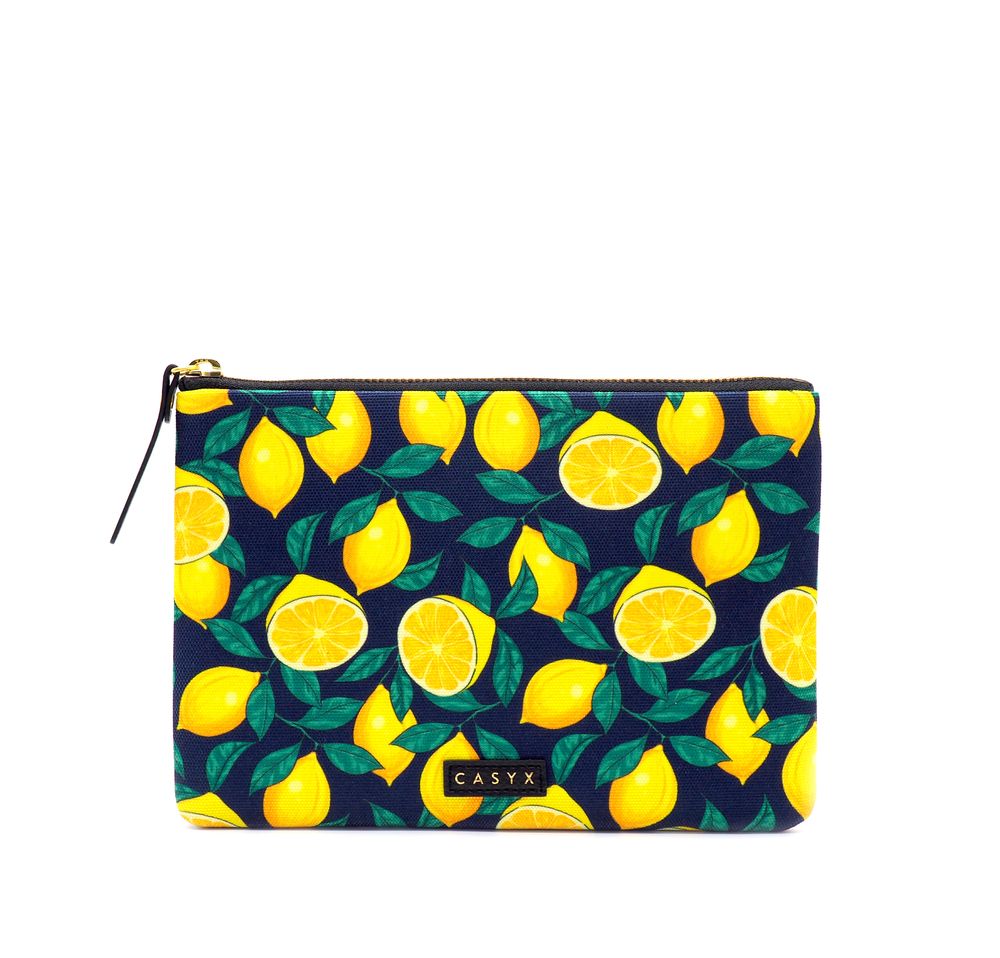 Clutches - Large Clutch: Midnights Lemons - CASYX