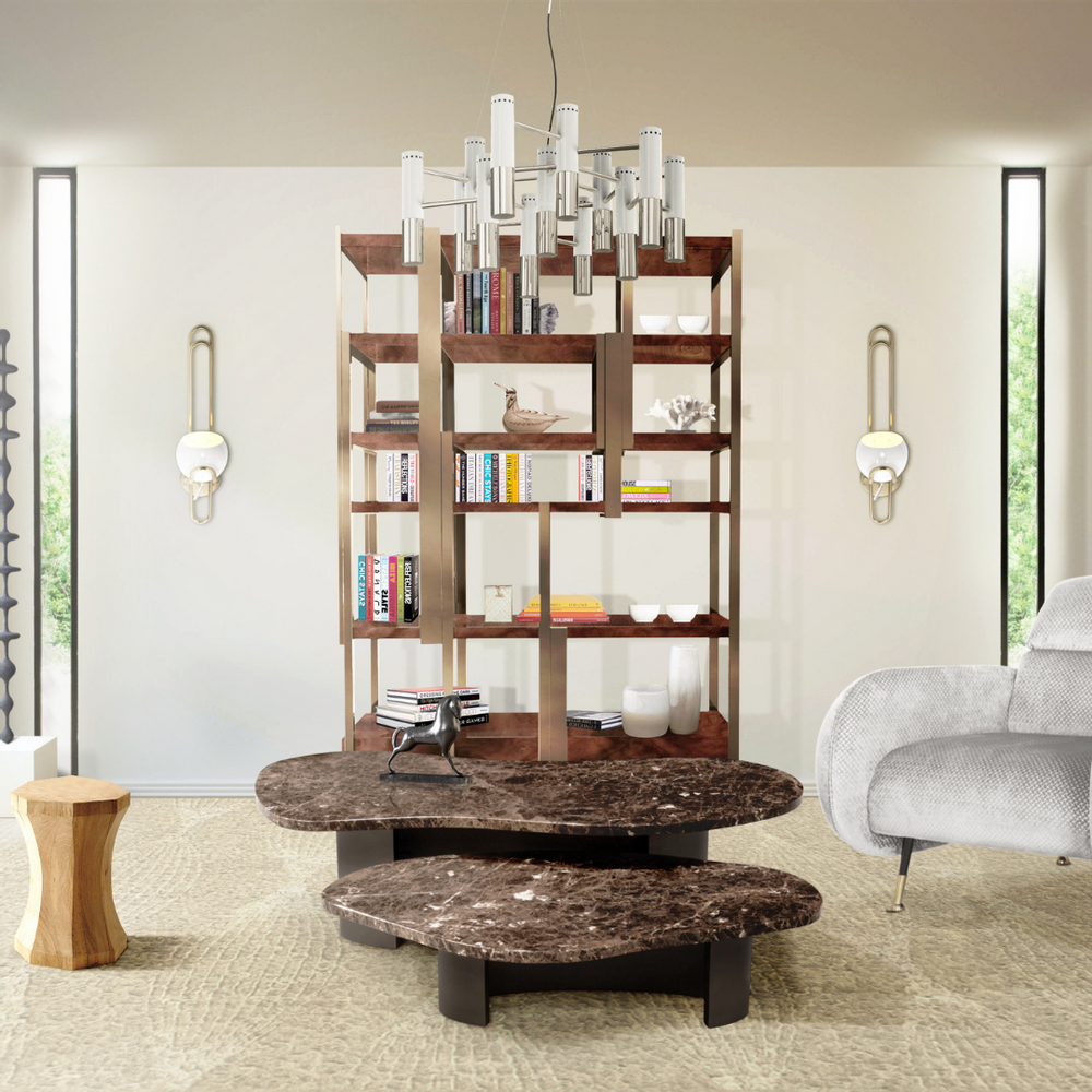 Mobilier et rangements pour bureau - Caffeine Bibliothèque - CAFFE LATTE