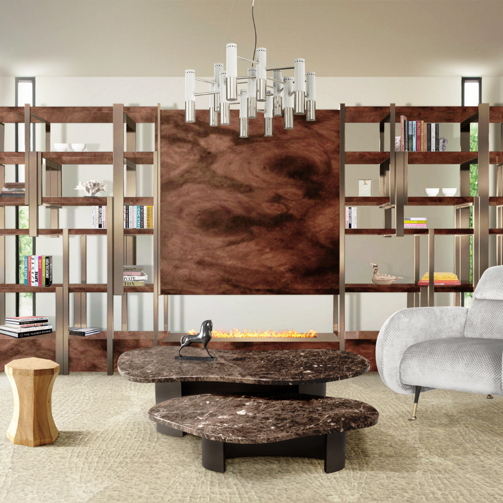 Mobilier et rangements pour bureau - Caffeine Bibliothèque - CAFFE LATTE