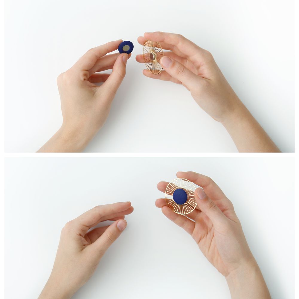 Gifts - Solar magnetic brooche - TOUT SIMPLEMENT,
