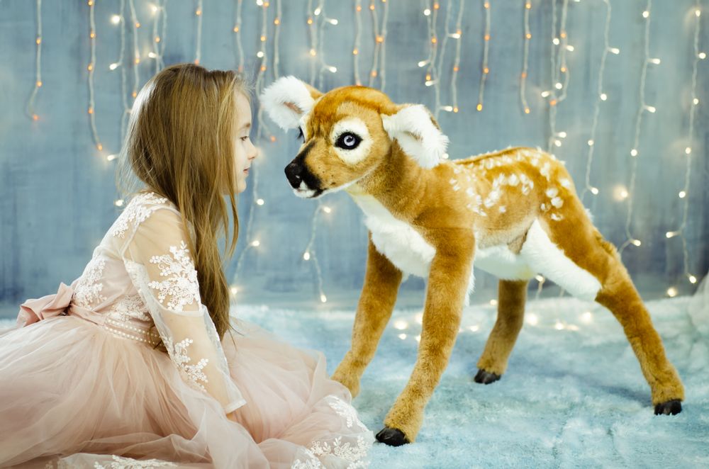 Other Christmas decorations - Little Fawn Easter Deer Decoration for home. window display - KATERINA MAKOGON