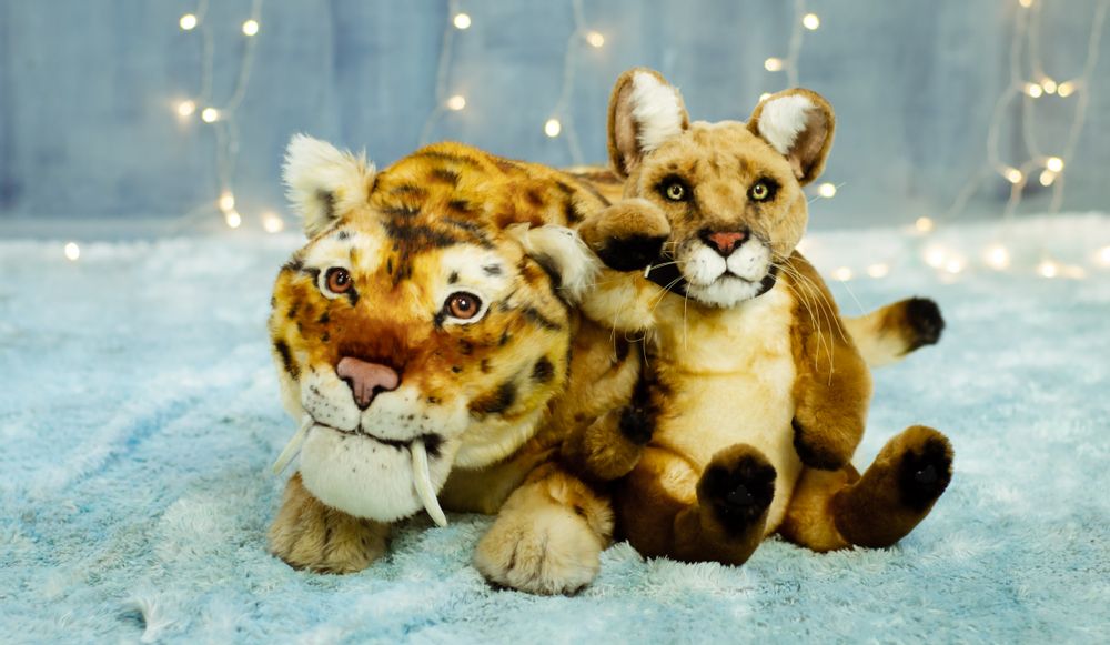 Peluches - Peluche Tigre dent de sabre - KATERINA MAKOGON