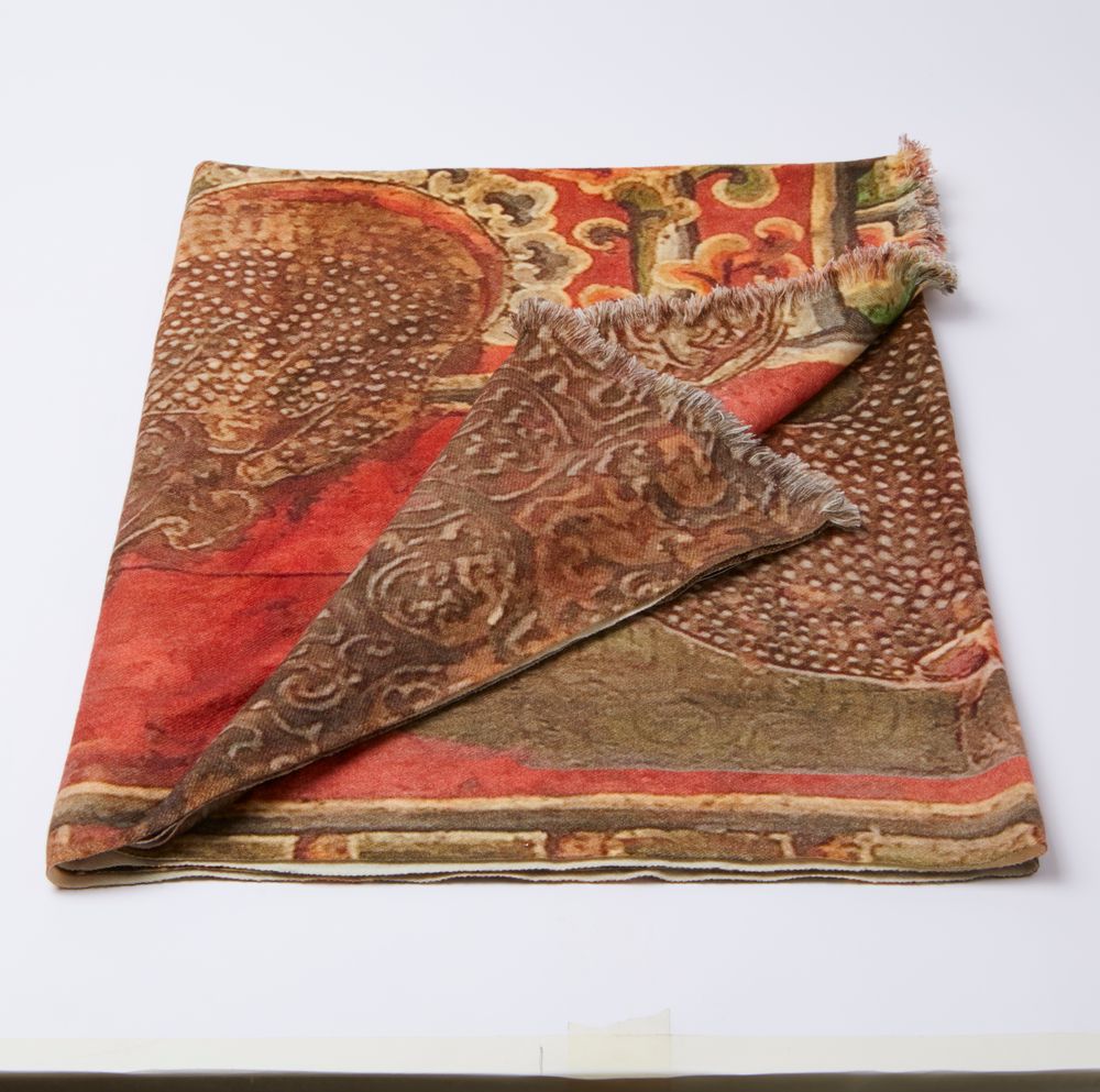 Homewear - Printed Cashmere Throw - MIRROR IN THE SKY