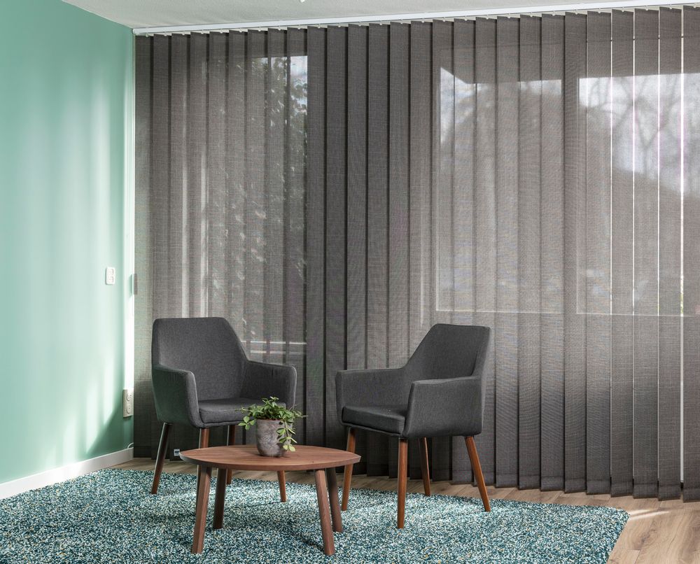 Curtains and window coverings - JASNO SWINGS - Californian vertical strip blinds with 3D effect - JASNO