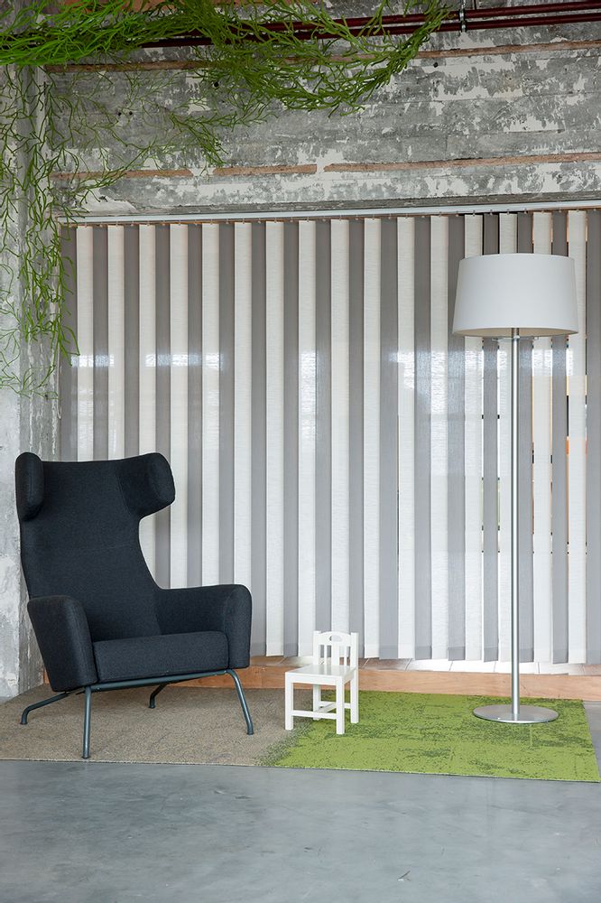 Curtains and window coverings - JASNO SWINGS - Californian vertical strip blinds with 3D effect - JASNO