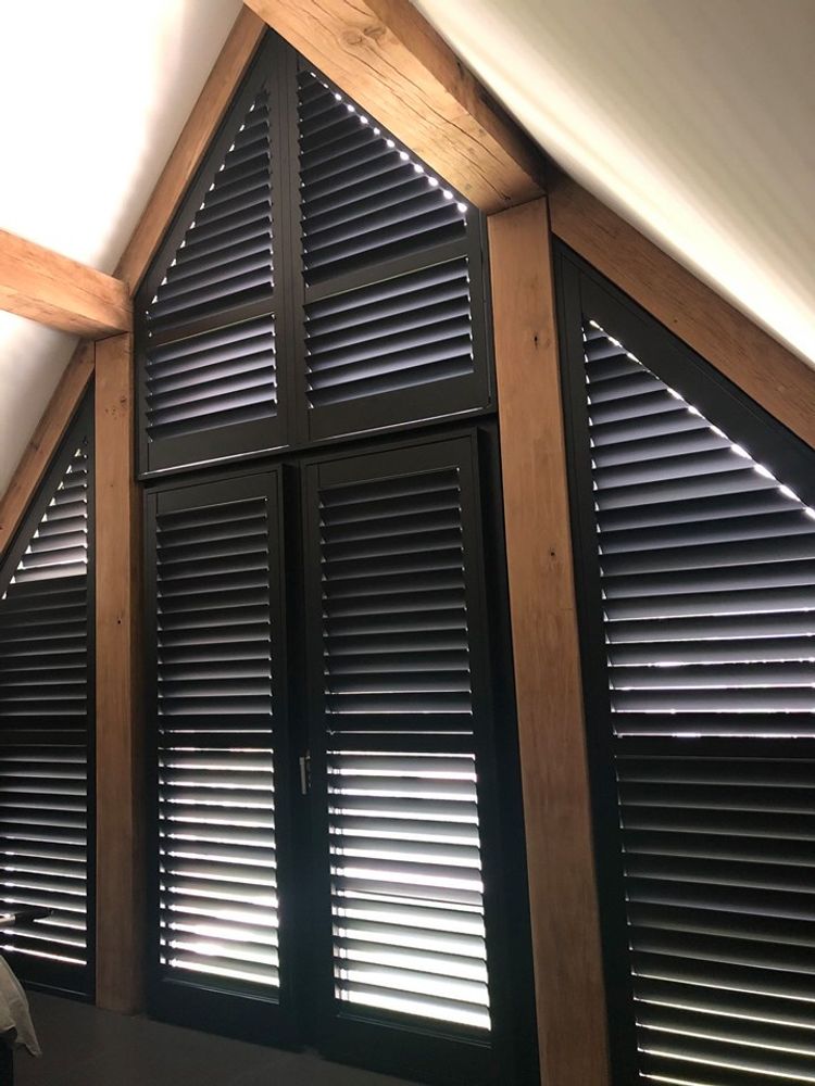 Wine accessories - JASNO SHUTTERS - interior shutter with swivel blinds in glass roof and light well - JASNO