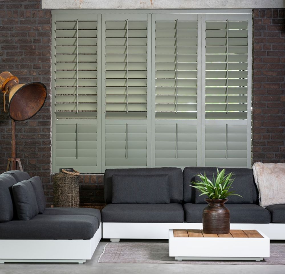 Wall ensembles - JASNO SHUTTERS - interior shutter with adjustable shutters in living, living room and dining room - JASNO
