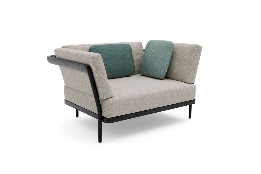 Lawn armchairs - Outdoor lounge chair, one seater Flex - MANUTTI