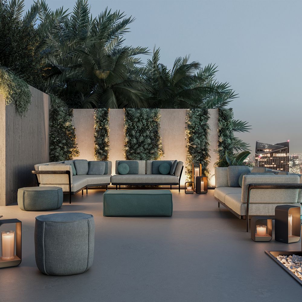 Sofas - Outdoor sofa, 3 seater Flex - MANUTTI
