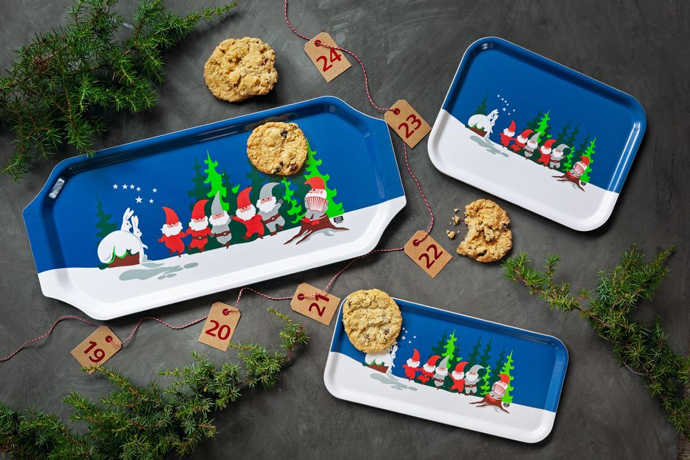 Table mat - Santa with Accordion - Trays - coasters - Serving tray - JAMIDA OF SWEDEN