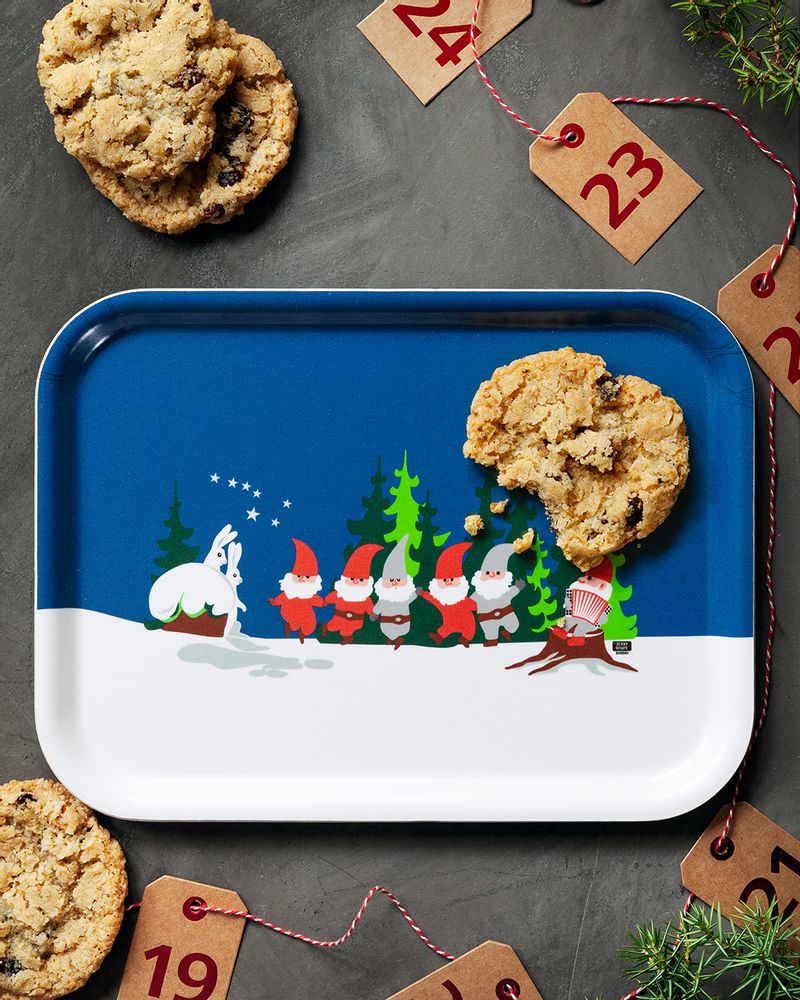 Table mat - Santa with Accordion - Trays - coasters - Serving tray - JAMIDA OF SWEDEN
