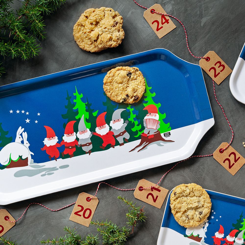 Table mat - Santa with Accordion - Trays - coasters - Serving tray - JAMIDA OF SWEDEN